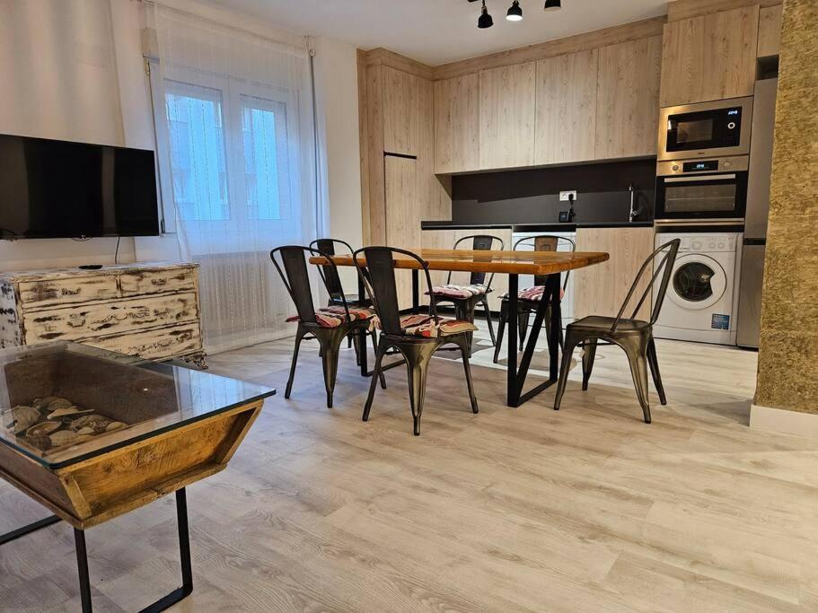 1A108 Amplio Y Moderno Apartamento ヒホン エクステリア 写真